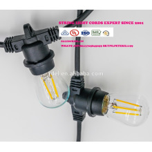SL-55 imperméable à l&#39;eau 15M 15 sockets cordes éclairage commercial E26 E27 vacances LED String Light